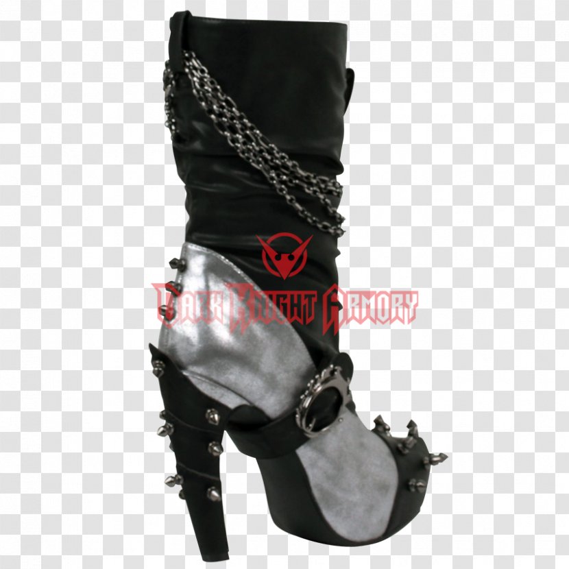 High-heeled Shoe Boot Calf Footwear - Flower - Spear Transparent PNG