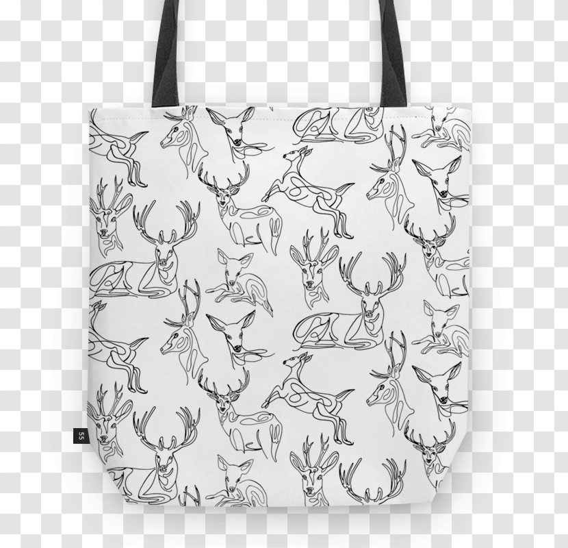 Tote Bag Handbag Deer - Rosette Transparent PNG