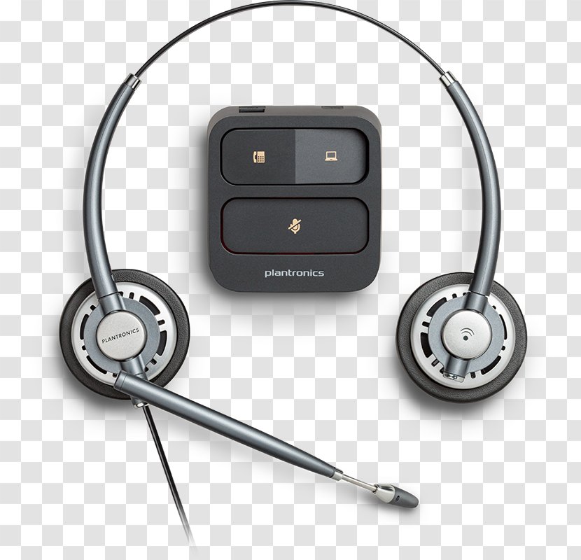 Headset Plantronics Headphones Softphone Audio Transparent PNG