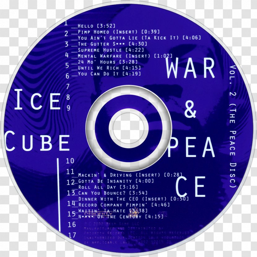 Compact Disc Bromance Product Purple Brand - Label - Ice Cube Predator Transparent PNG