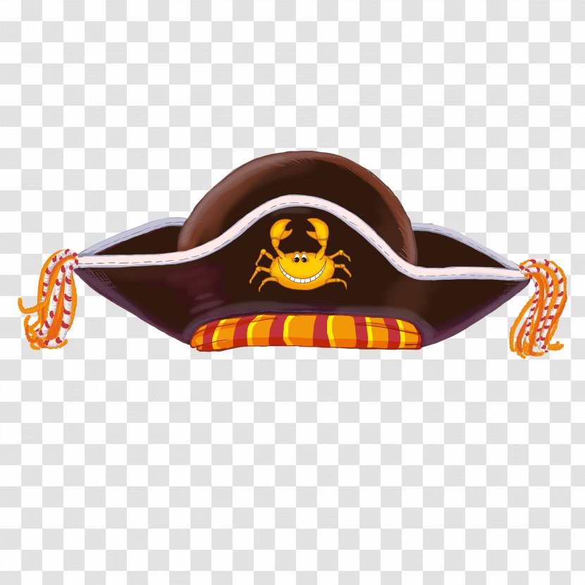 Hat Stock Photography Sombrero Piracy Illustration - Hand-painted Transparent PNG