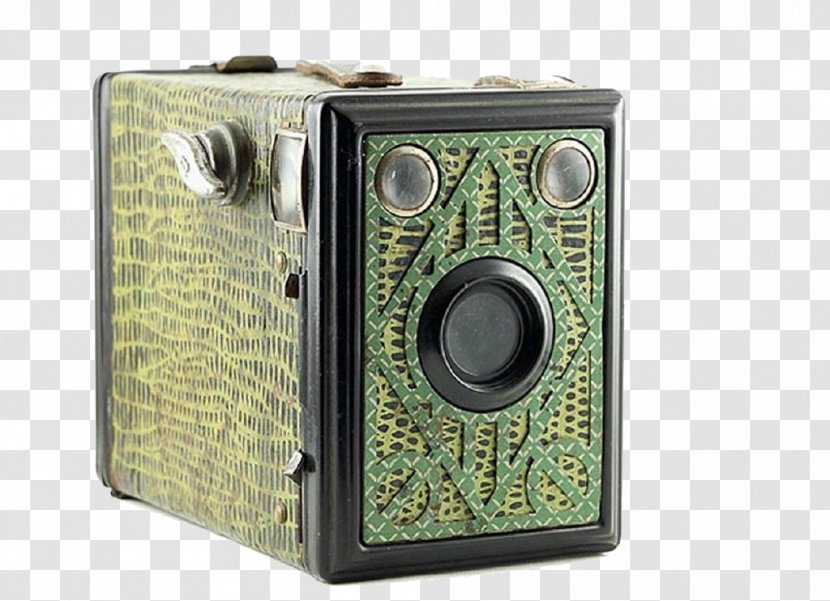 Kodak Photographic Film Box Camera Fujifilm - Green Retro Style Transparent PNG