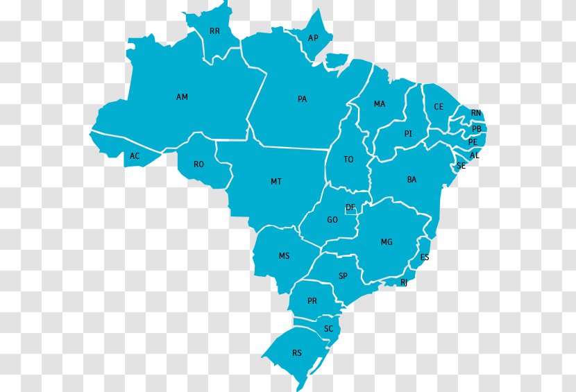 Brazil United States Map - Area Transparent PNG