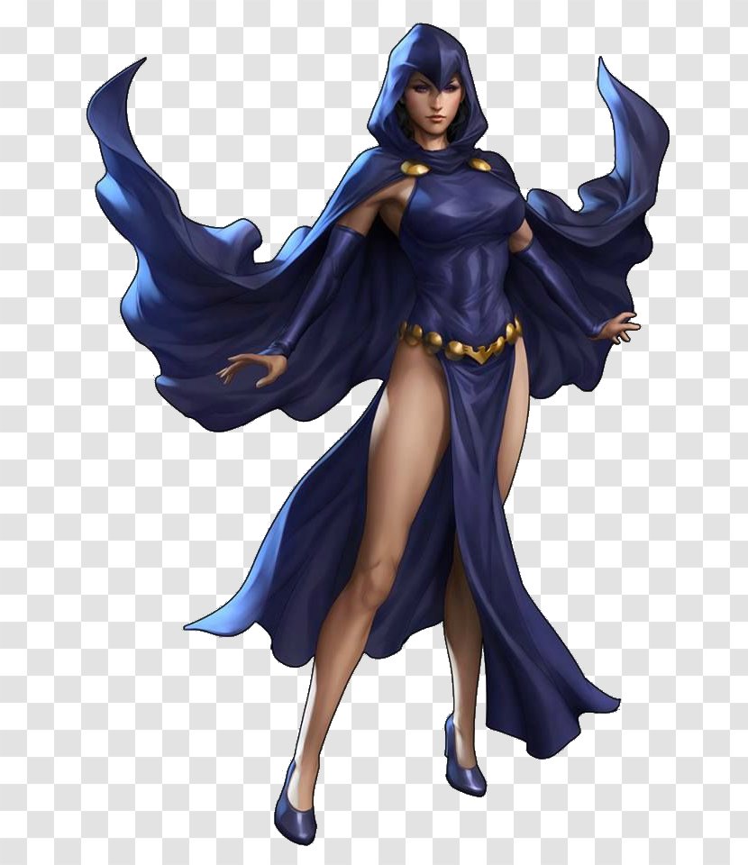 Raven Starfire Robin Cyborg Arella - Mythical Creature - Dc Comics Transparent PNG