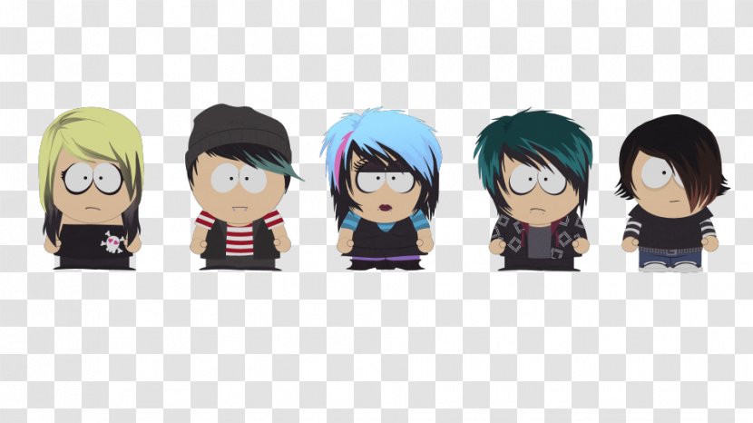 Eric Cartman Goth Kids 3: Dawn Of The Posers Cartoon SUPER HARD PCness Emo - Frame Transparent PNG