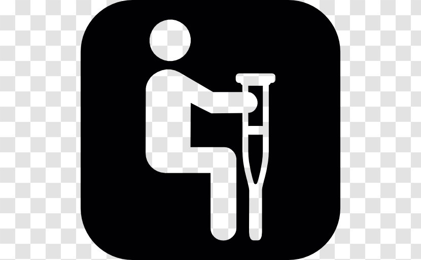 Crutch Disability - Area - Royaltyfree Transparent PNG