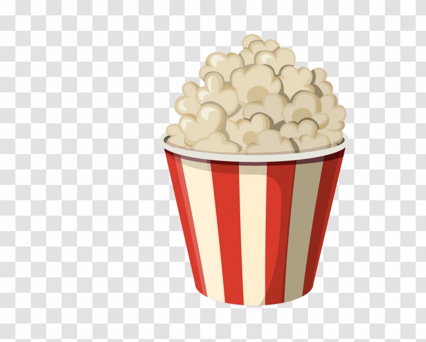 Popcorn Bucket Cinema Drawing - Maize - A Of Transparent PNG