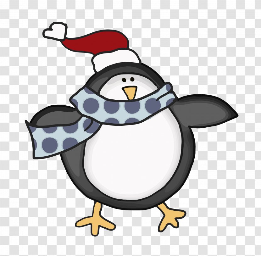 Penguin Hat Cartoon Beak Clip Art - Christmas Transparent PNG