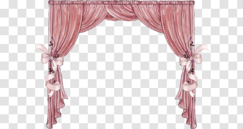 Curtain Clip Art - Stage - Pink Curtains Transparent PNG