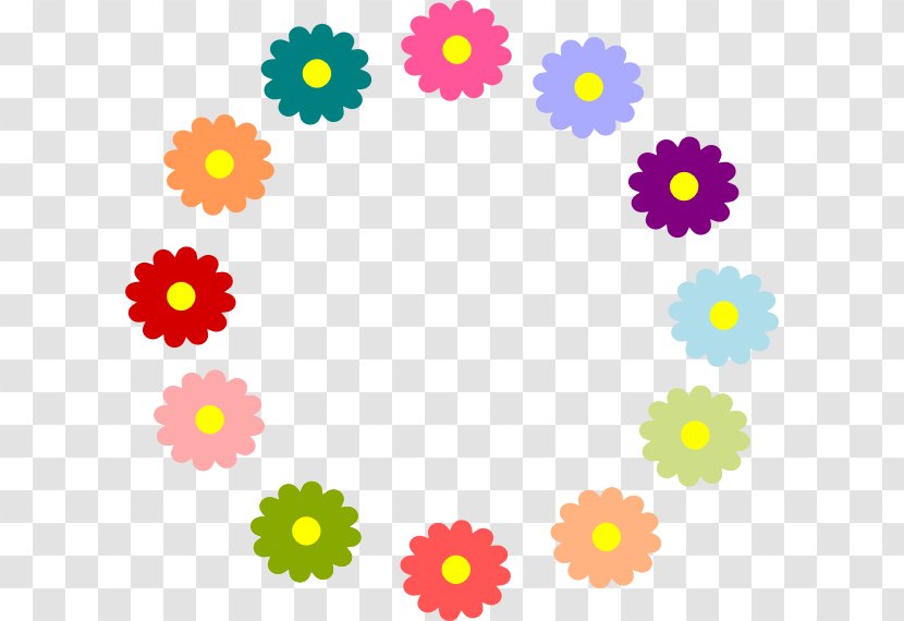 Rainbow Rose Flower Clip Art - Floristry - Small Wreath Cliparts Transparent PNG