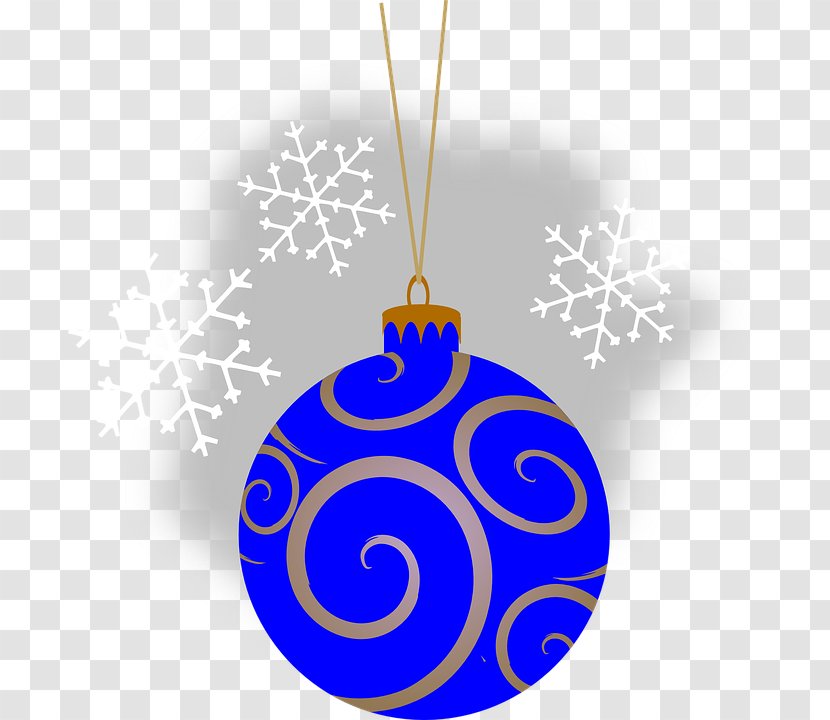 Christmas Ornament Clip Art Day - Azul Transparent PNG