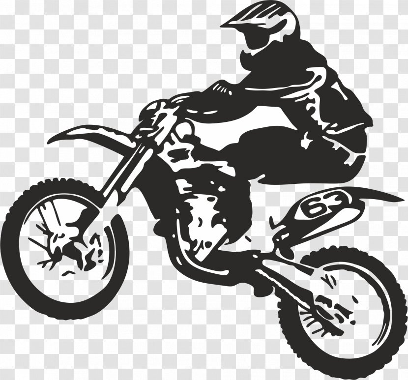 Clip Art Bicycle Motorcycle Dirt Bike Motocross Transparent PNG
