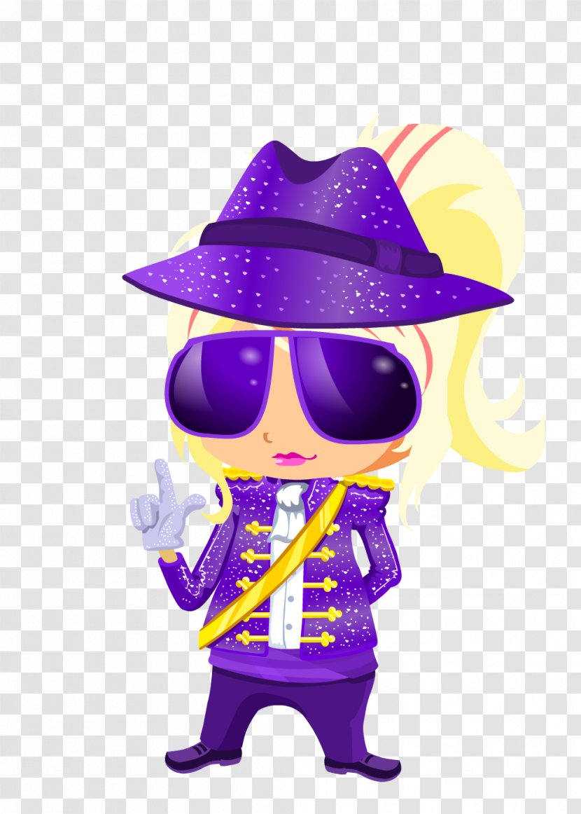 Clip Art Illustration Character Purple Eyewear - Headgear - Bitch Pudding Costume Transparent PNG