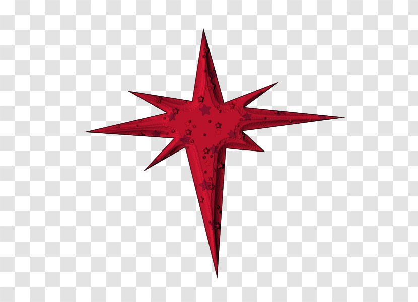 Star - Red Transparent PNG