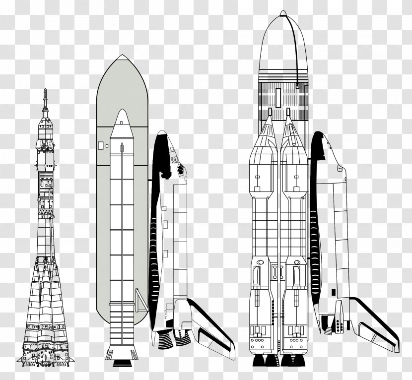 Space Shuttle Program Soviet Buran Programme Soyuz - Rocket Transparent PNG