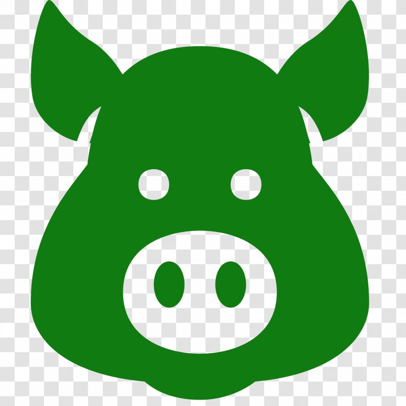 Domestic Pig Clip Art - Head - Icon Transparent PNG