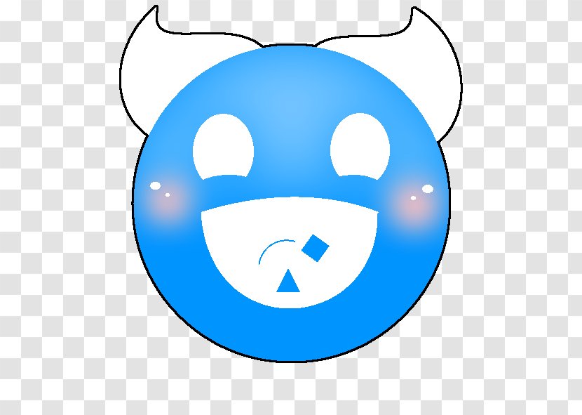 Geometry Dash Face Drawing - Smile Transparent PNG