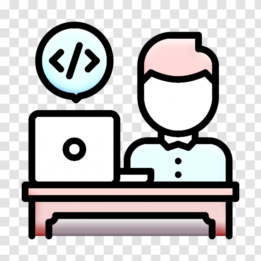 Laptop Icon Developer Icon Programmer Icon Transparent PNG
