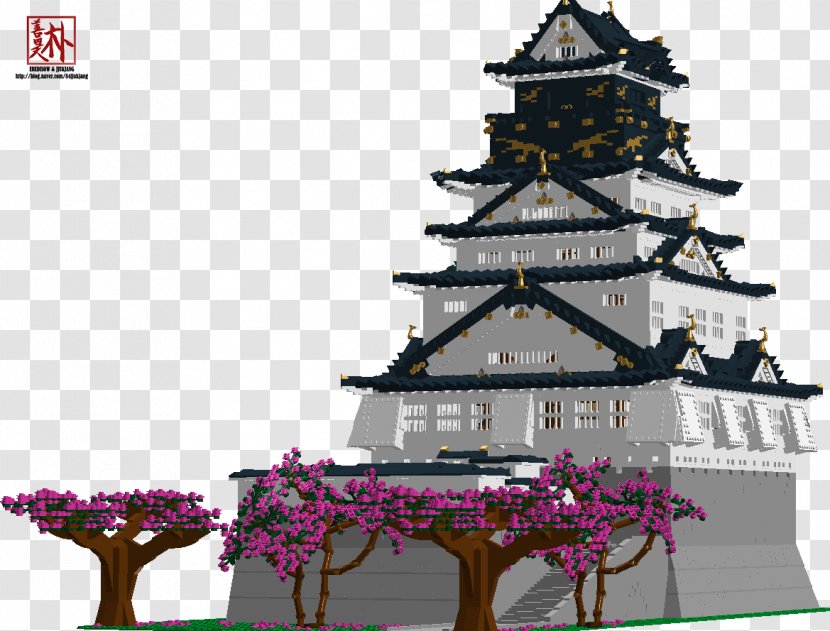 Osaka Castle Japanese Keep Tenshu - Plant Transparent PNG
