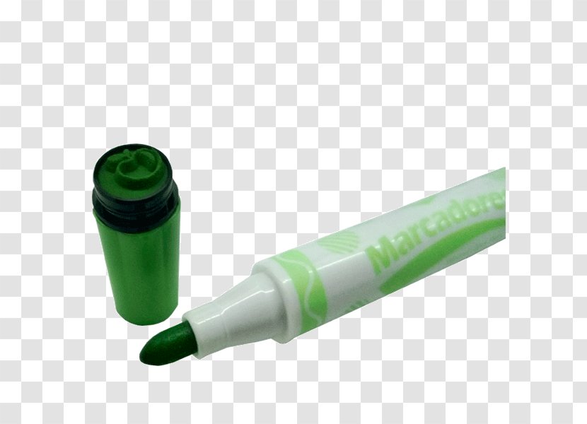 Pen Plastic - Green - Typical Transparent PNG