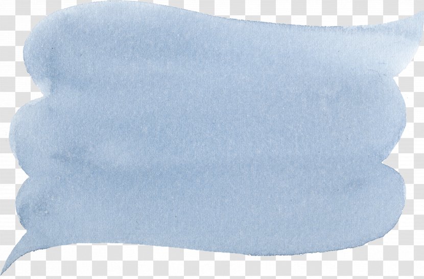 Pillow Textile - Blue - Creative Clouds Transparent PNG