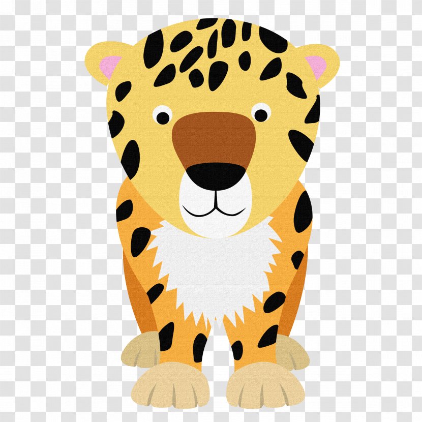Leopard Jaguar Cheetah Lion Cartoon - Whiskers Transparent PNG