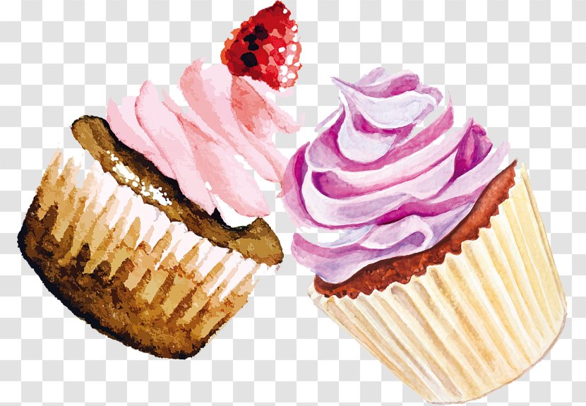 Ice Cream Cake Cupcake Muffin - Cheese Transparent PNG
