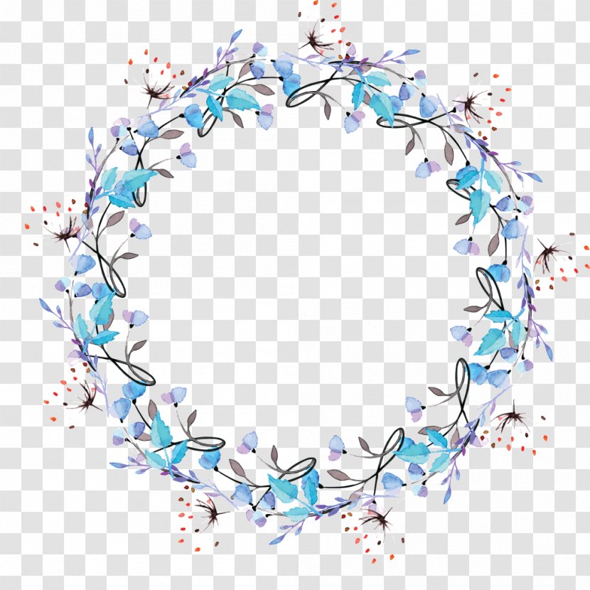 Image Flower Wreath Cartoon - Jewellery - Floral Transparent PNG