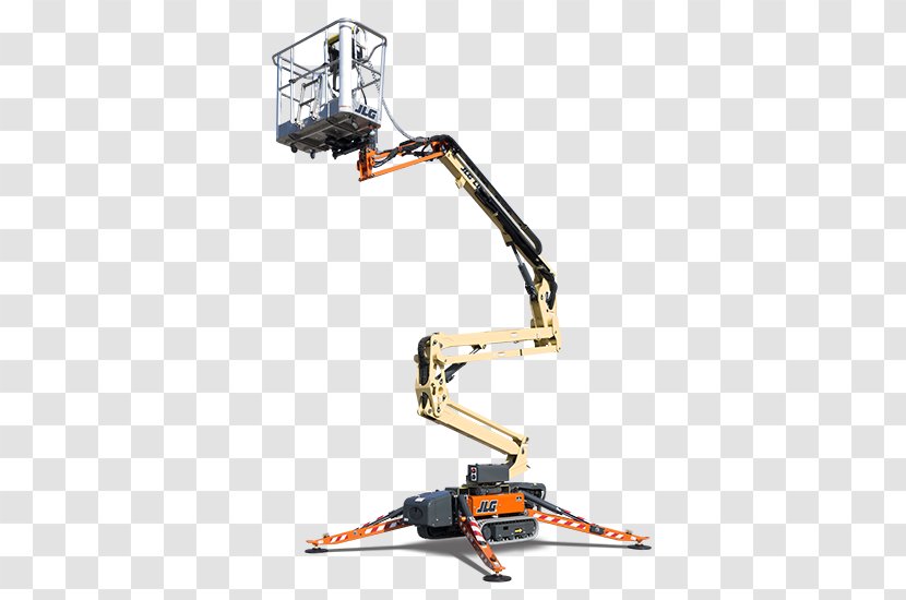 JLG Industries Aerial Work Platform Telescopic Handler Elevator Heavy Machinery - Technology - Crawlertransporter Transparent PNG