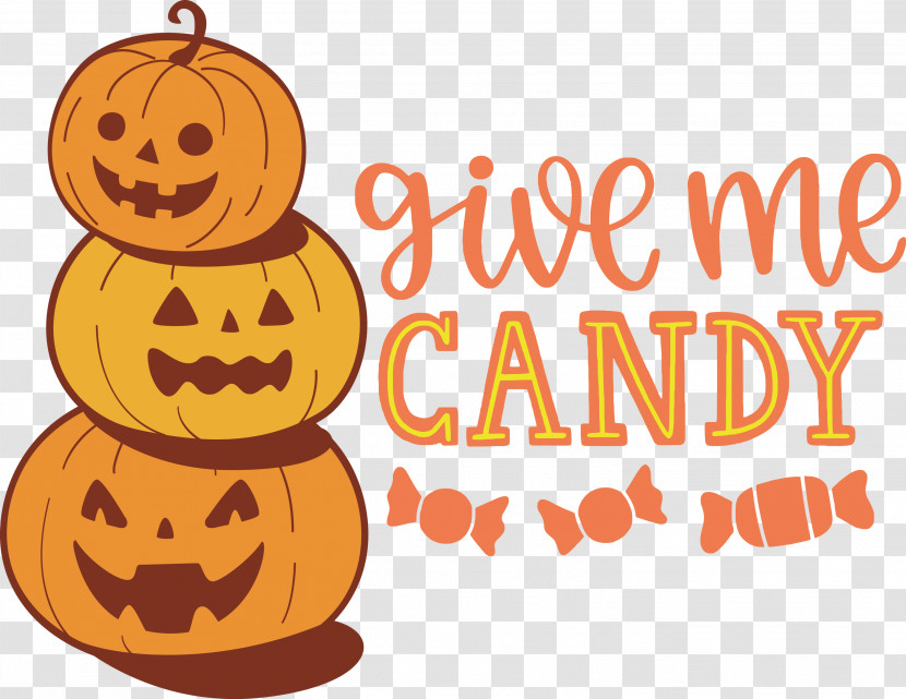 Give Me Candy Halloween Trick Or Treat Transparent PNG
