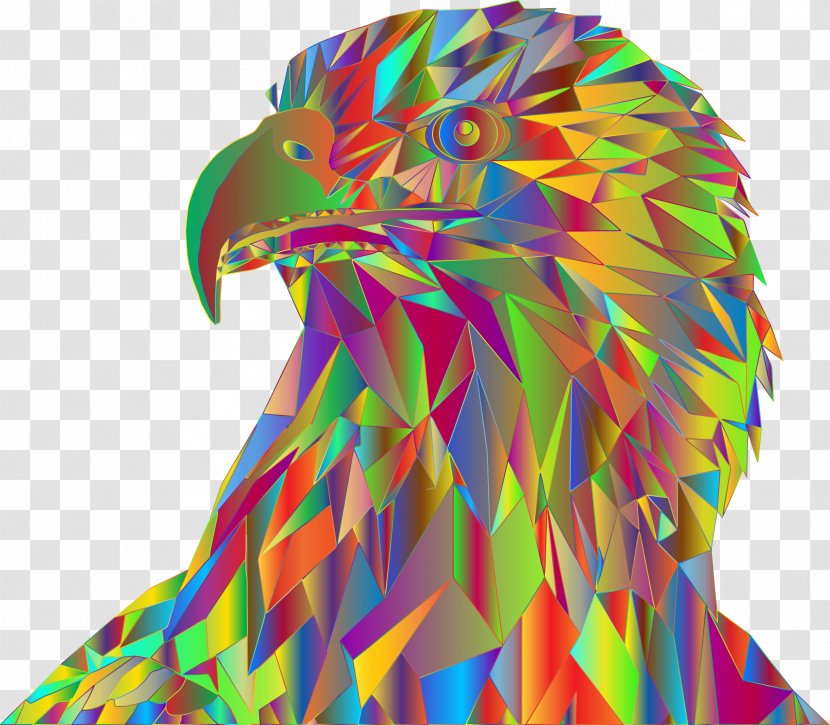 Clip Art Openclipart Free Content Image - Bald Eagle - Lowpoly Transparent PNG