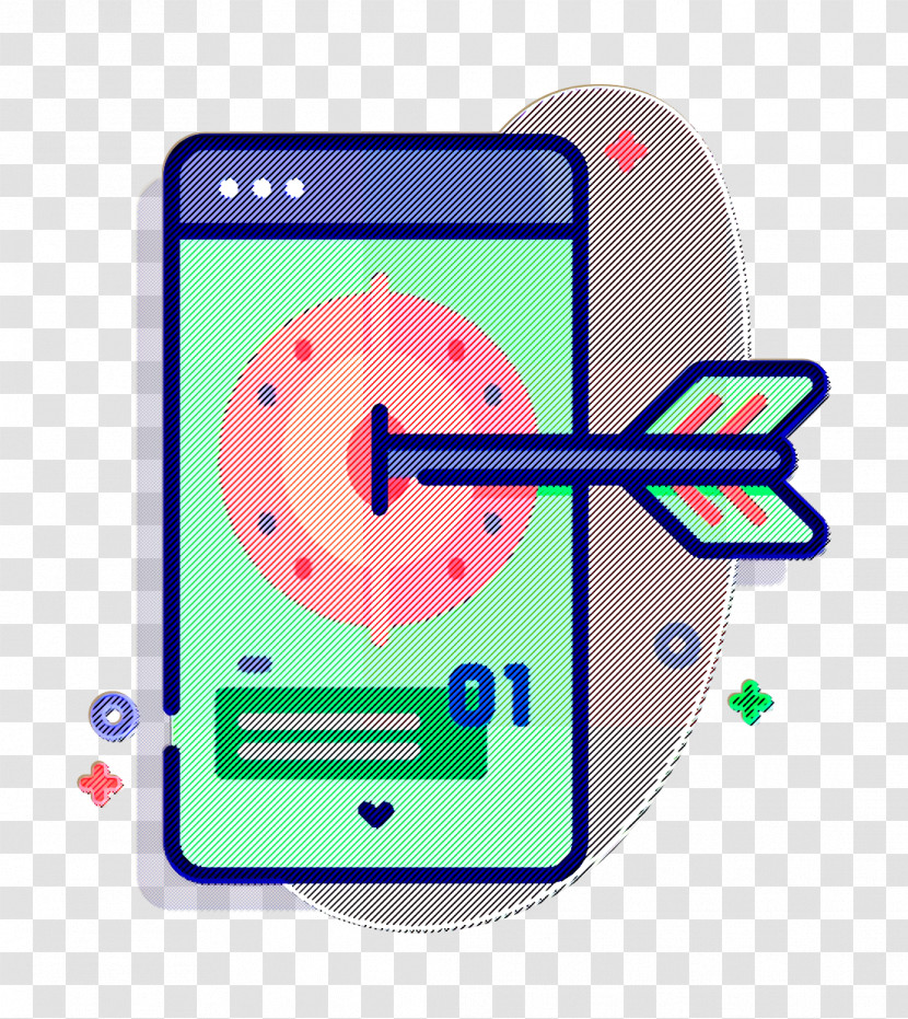 Touch Screen Icon Target Icon Marketing Icon Transparent PNG