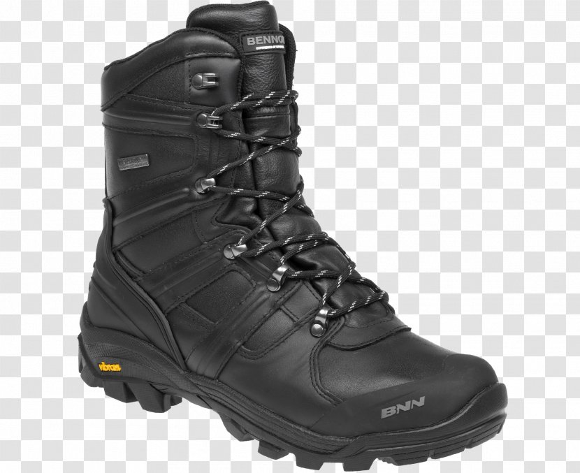 Steel-toe Boot Shoe Combat ECCO - Black 