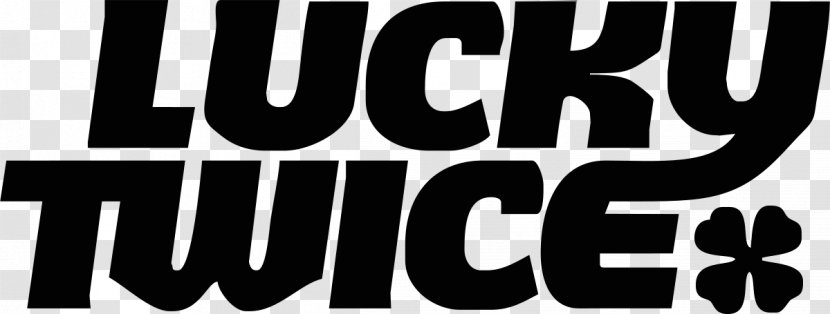Logo Lucky Twice Font Brand - Text Transparent PNG