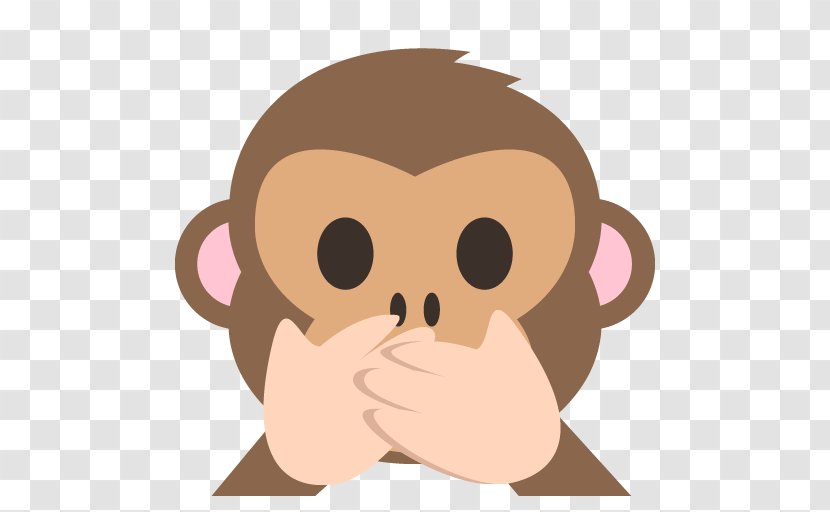 Three Wise Monkeys Emoji Emoticon Sticker - Face - Speaking Transparent PNG