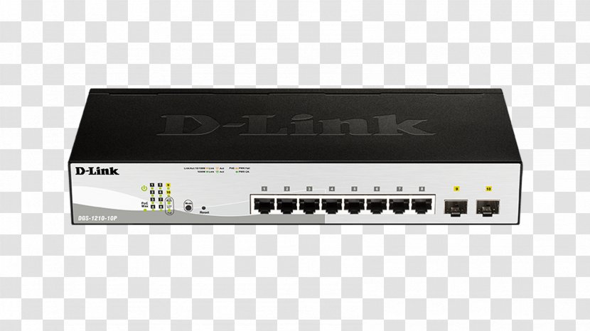Power Over Ethernet Gigabit Network Switch IEEE 802.3 - Dlink - Slots Fantasy Series Transparent PNG