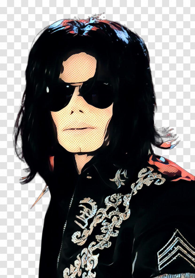 Pop Art Retro Vintage - Michael Jackson - Lace Wig Bangs Transparent PNG