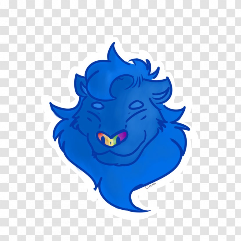 Clip Art Illustration Cobalt Blue Animal - Pride Of Lions Transparent PNG