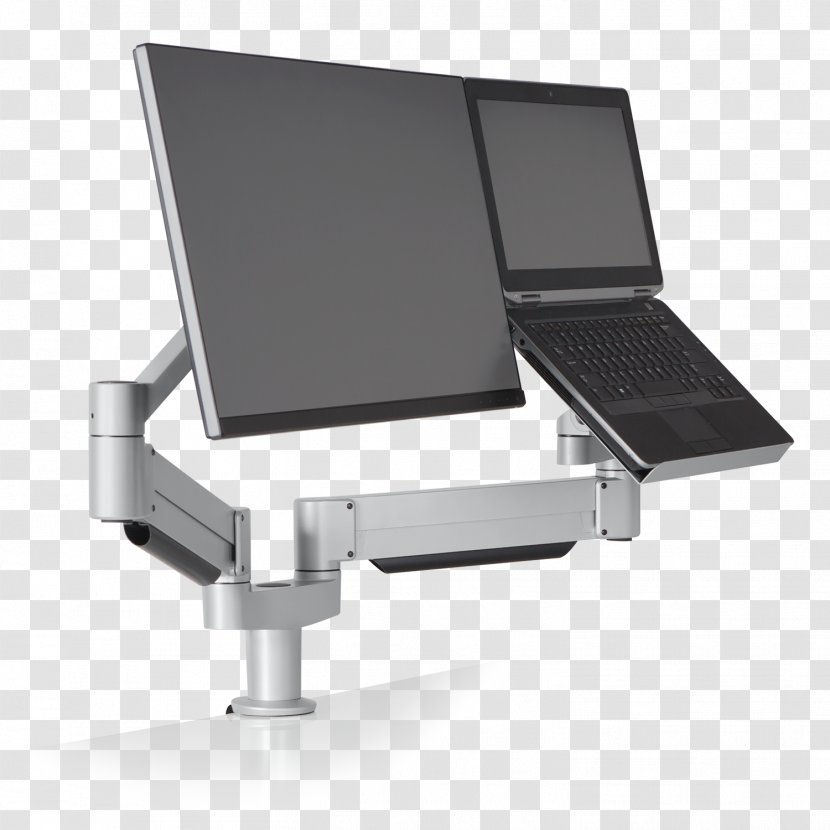 Laptop Computer Keyboard Monitors Multi-monitor Monitor Mount - Multimonitor - Adjustable Transparent PNG