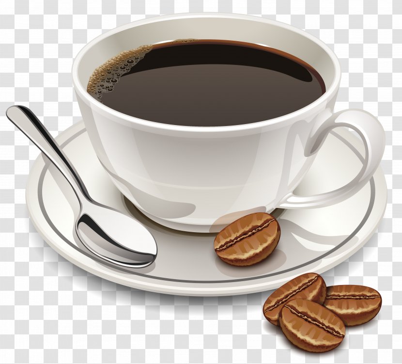 Coffee Cappuccino Espresso Cafe - Caffeine - Cup Of Vector Clipart Transparent PNG