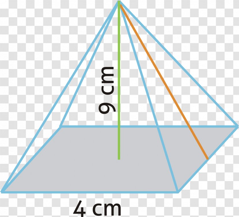 Triangle Area Pyramid Ostrosłup Prawidłowy Quadrilateral - Tetrahedron Transparent PNG