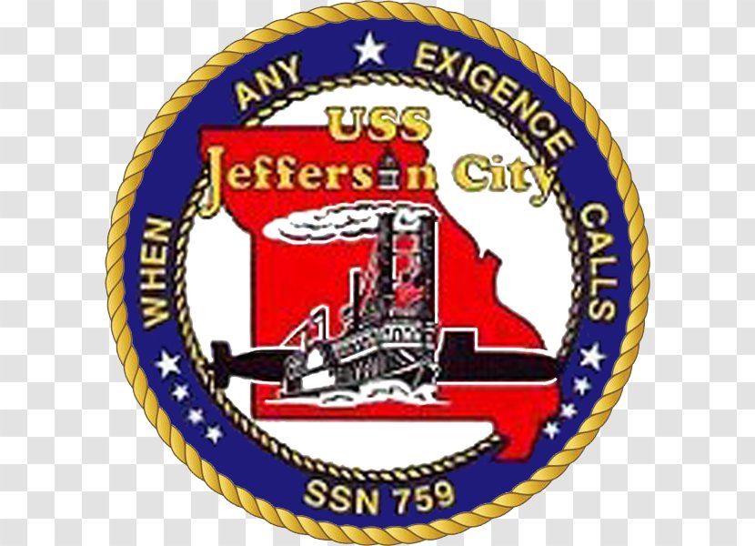 USS Jefferson City (SSN-759) United States Navy Submarine - Emblem - Uss Missouri Bb63 Transparent PNG