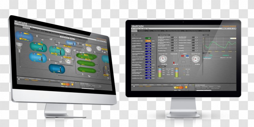 Biogas Electricity Computer Monitors SCADA Electronics - Plastic - Scada Transparent PNG