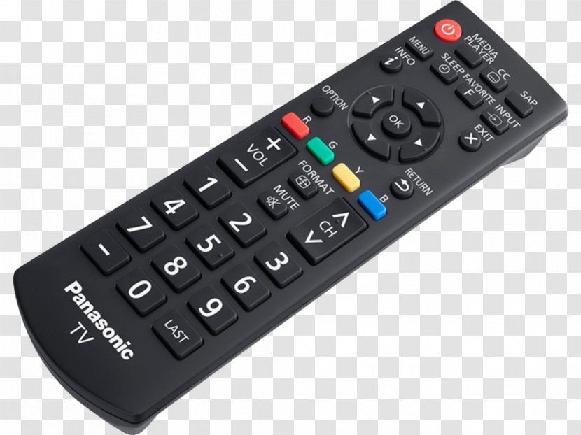 Remote Controls Universal Television Set Panasonic DVD Player - Control - Tv Transparent PNG
