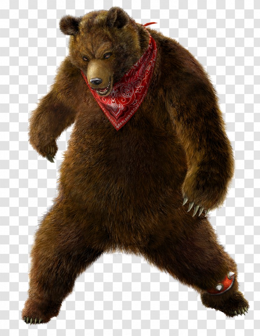 Tekken Tag Tournament 2 Street Fighter X 7 6 - Brown Bear Transparent PNG