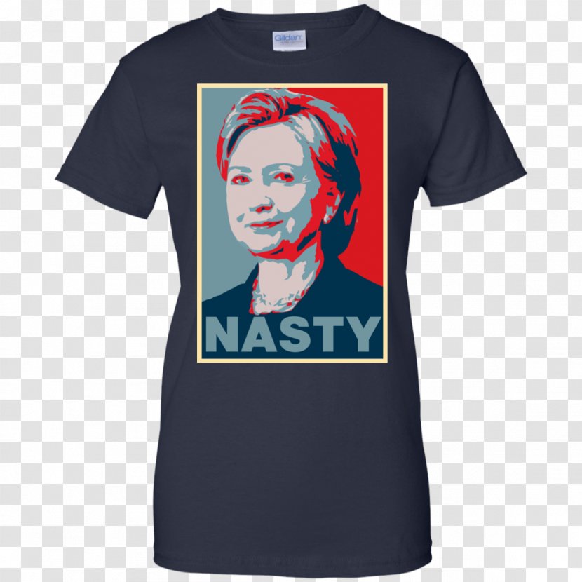 Hillary Clinton T-shirt Hoodie Sleeve - Hulary Poster Transparent PNG