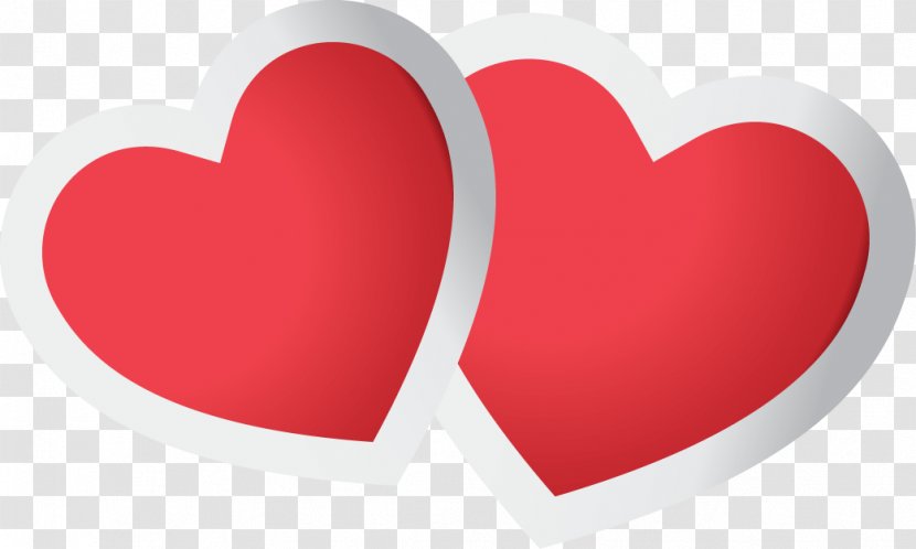 Red Data Compression Heart - 1 2 3 Transparent PNG