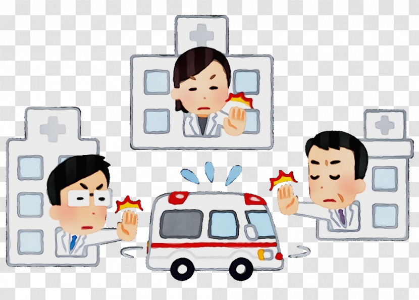 Cartoon People Child Emergency Vehicle Transparent PNG