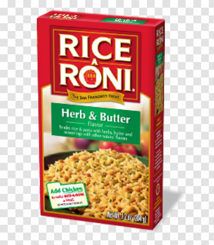 Instant Rice Rice-A-Roni Pilaf Pasta - Recipe Transparent PNG