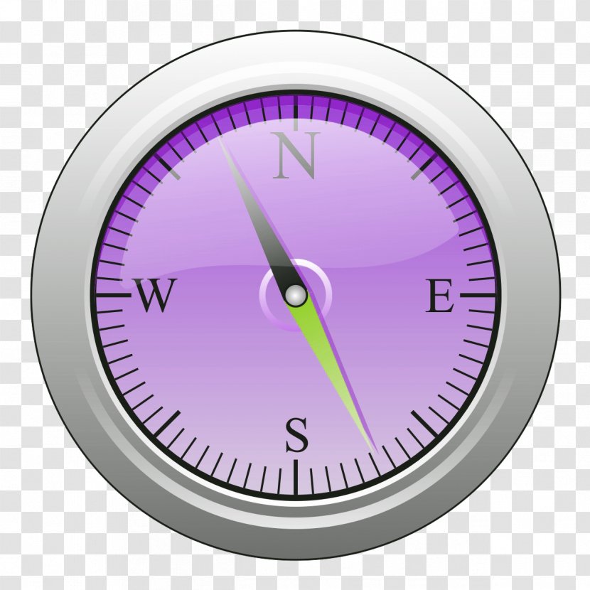 North Magnetic Pole History Of The Compass - Purple Transparent PNG